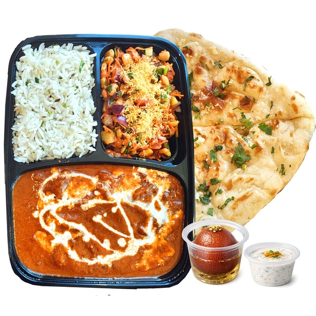 Butter Chicken Naan Combo.