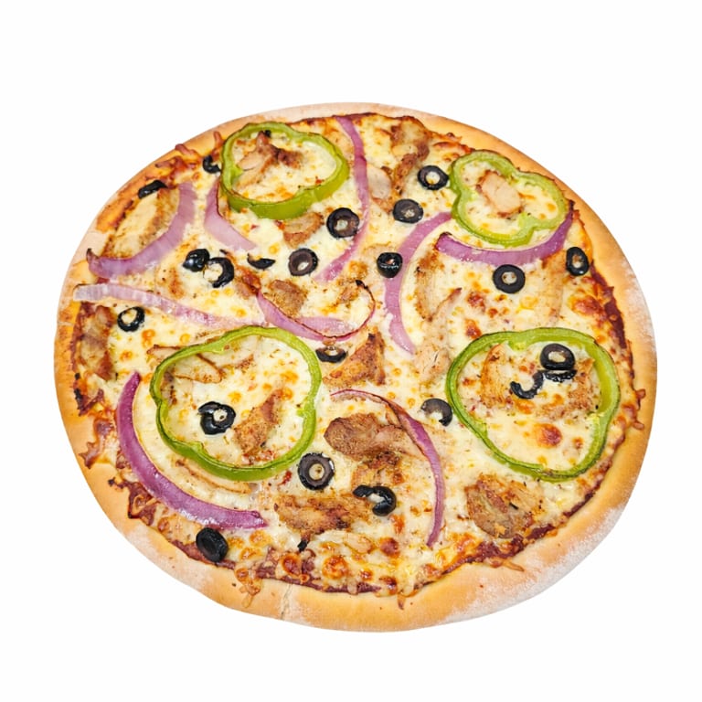 Delicious Butter Chicken Pizza